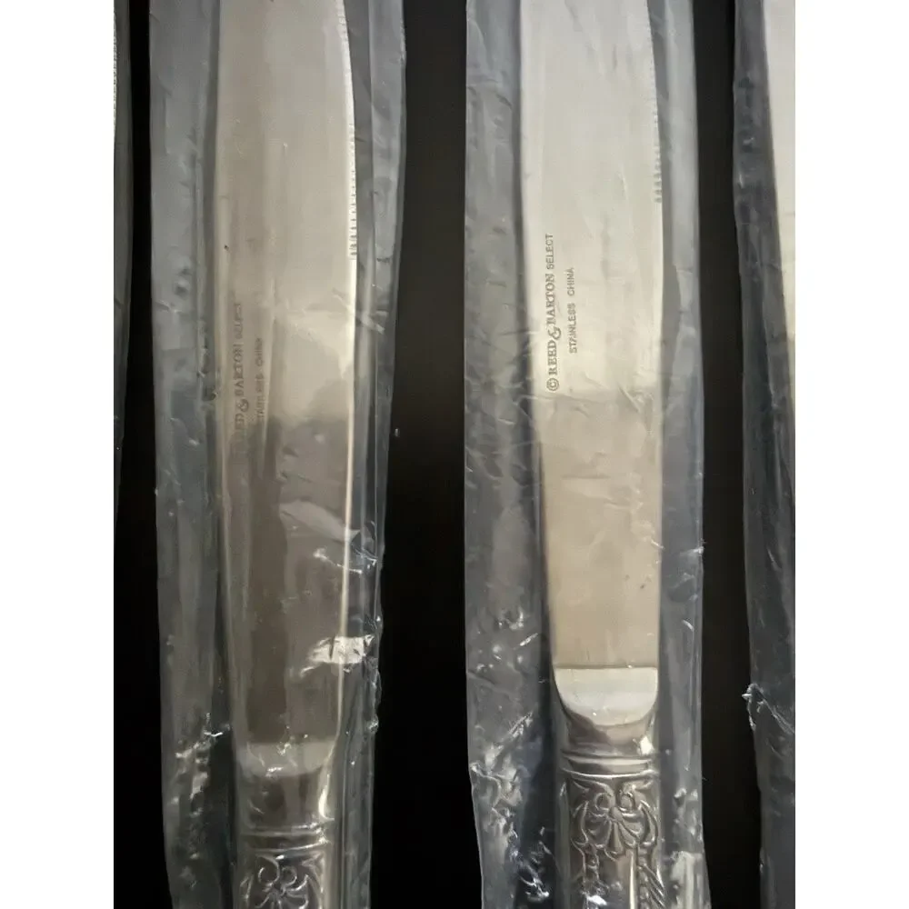 Reed & Barton Royal Britannia Select Dinner Knives Set of 8 NOS Stainless
